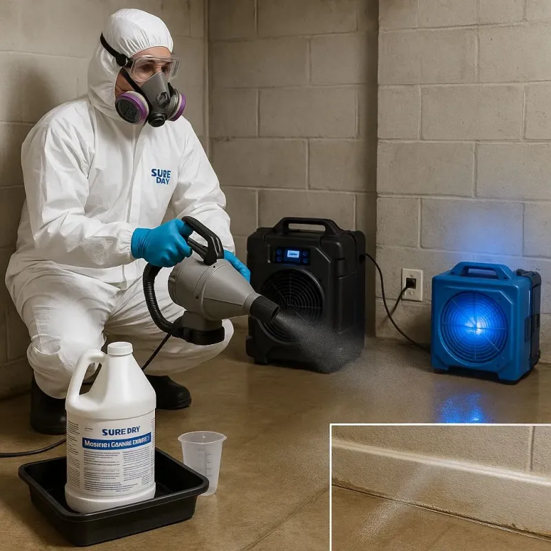 Sanitization and Odor Removal process in Springfield, OR