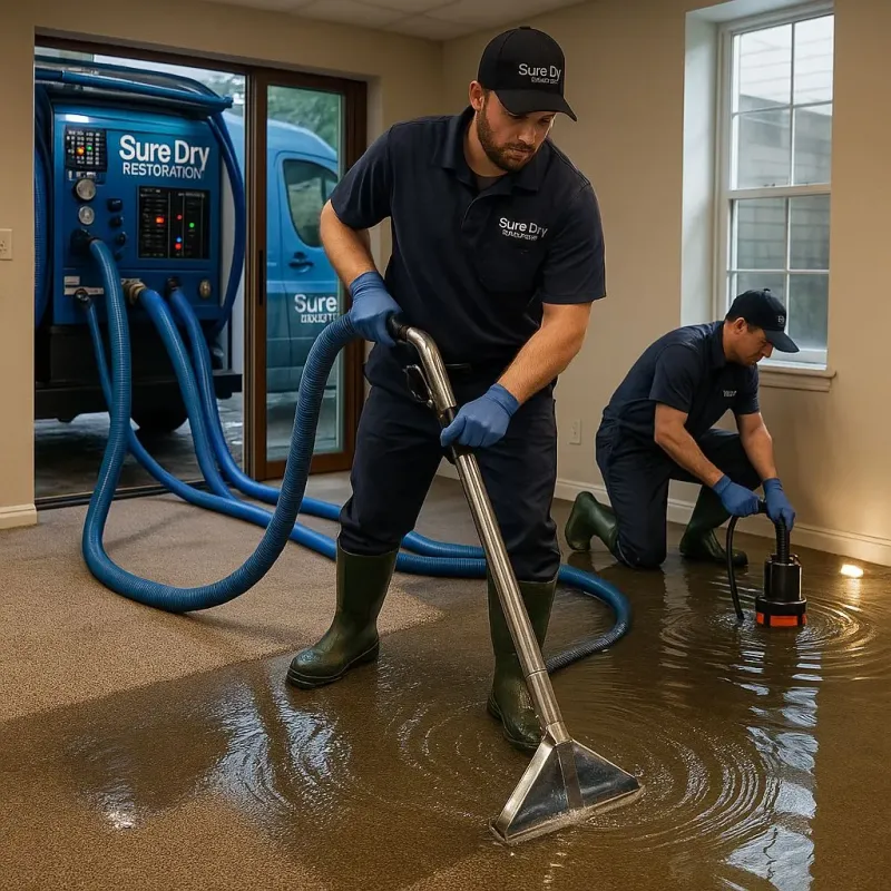 Water Extraction and Removal process in Springfield, OR
